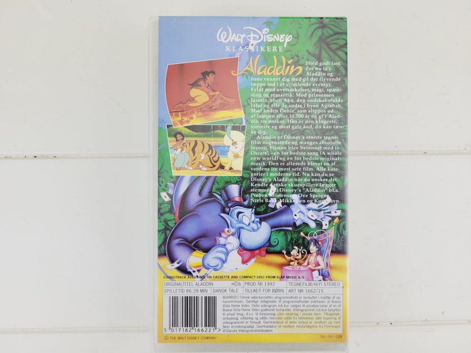 Aladdin - VHS Videofilm