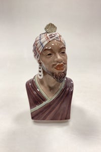 Dahl Jensen Figur No. 1229 - Buste af Afrikansk Mand VI SENDER