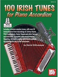 100 Irish Tunes for Piano Accordion lærebog