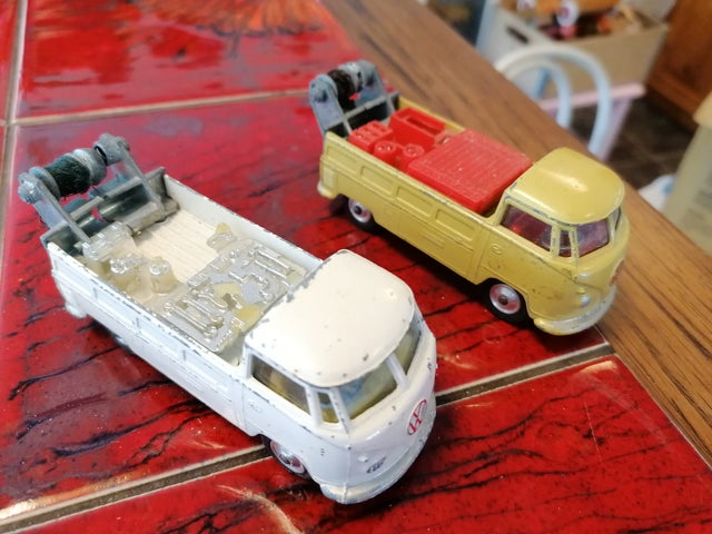 Modelbil, Corgi  Wolkswagen , Corgi wolkswagen trucks.
2…