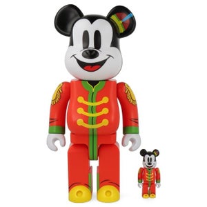 Medicom Toy Be@rbrick - Mickey Mouse (The Band Concert) 400% & 100% Bearbrick...