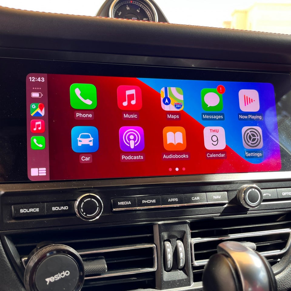 Porsche Fuld Skærm Carplay & Android Auto