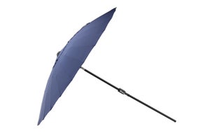 Palmetto parasol med tilt blå.