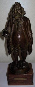 Axel Locher Bronze figur af von Bremenfeldt VI SENDER