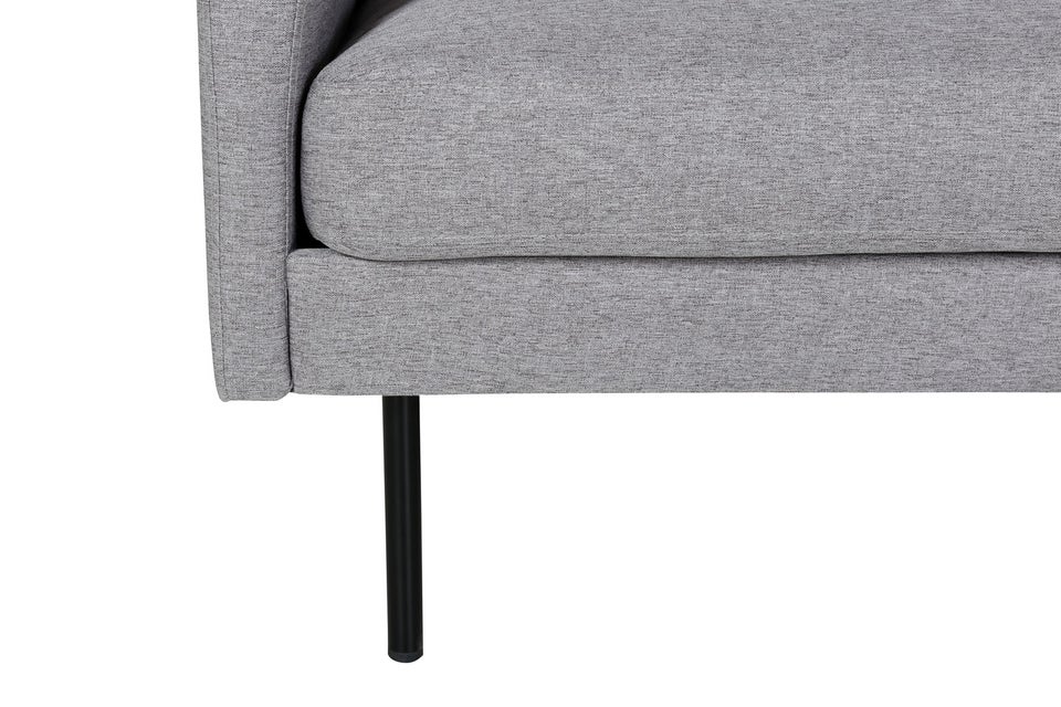Zoom sofa 2 personers grå.