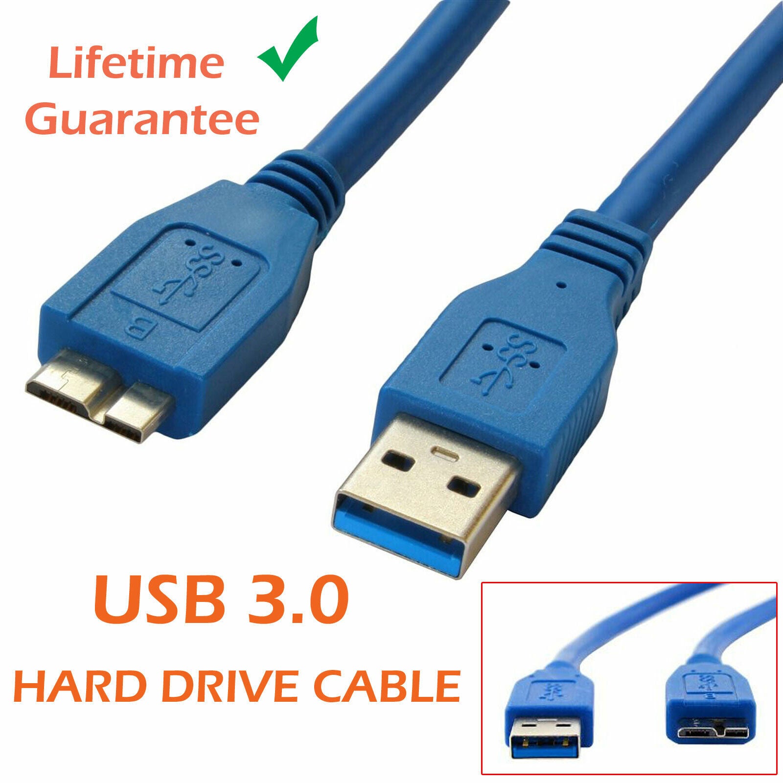 USB3.0 kabel til WD Seagate Toshiba Samsung ekstern harddisk HDD – dba.dk – Køb og Salg af Nyt og Brugt