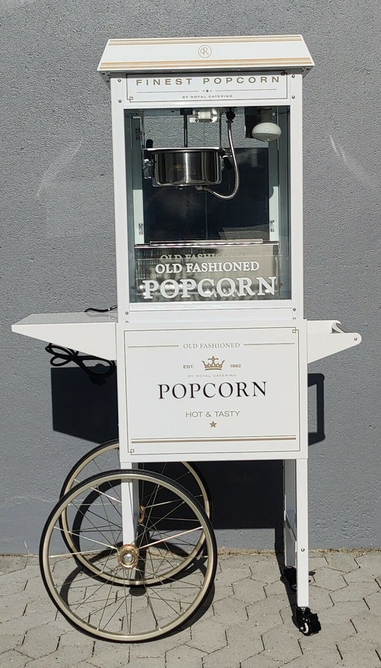 Popcorn maskine Udlejes.