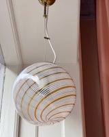 Vintage Murano golden/transparent ceiling lamp...