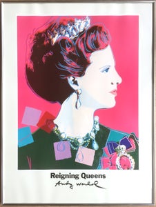 Dronning Margrethe - Warhol plakat
