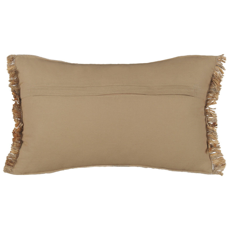 Dekorativ jutepude 30 x 50 cm beige LEDUM