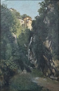Francesco Fergola (1821 - 1894) - Villa nel verde