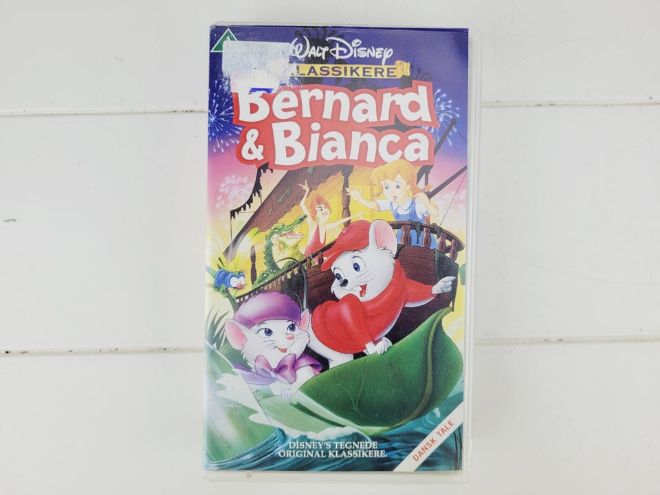 Bernard og Bianca - VHS Videofilm