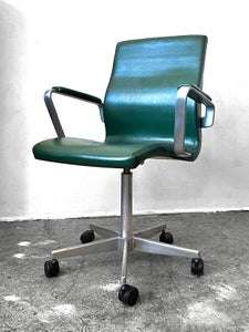 Arne Jacobsen Oxford vintage kontorstol i læder 