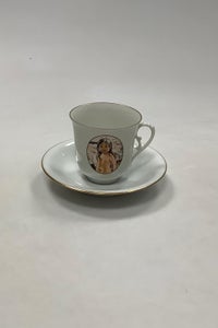 Bing og Grøndahl Carl Larsson Kaffekop og underkop No. 4508 / 305 Motiv 4 VI ...