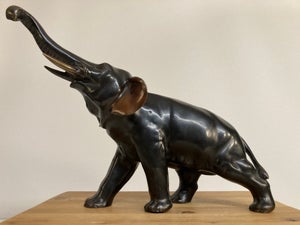 Bronze Elefant Figur