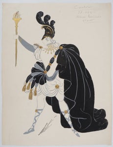 Romain de Tirtoff (dit Erté) (1892-1990) - Costume de prince - Castor et Pollux