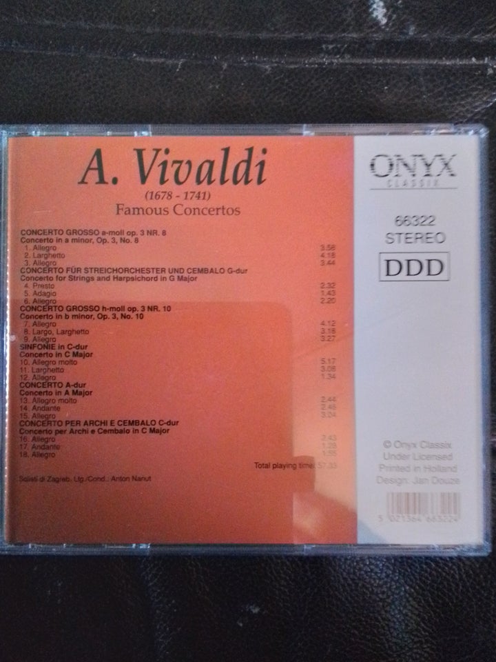 A. Vivaldi  famous concertos 