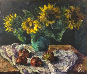 Einar Johansen (1893-1965) - Opstilling med blomster