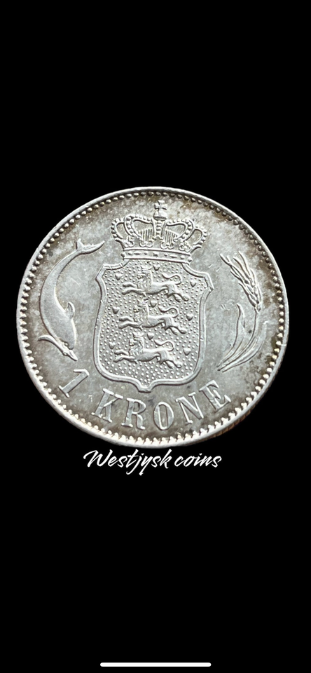 Danmark, mønter, 1 krone