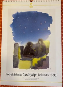 Kalender Folkekirkens Nødhjælp 1993. Dronning Magrethe.