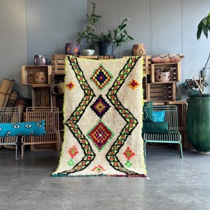 Lille Azilal Berber-tæppe - Udstråling og tradition - Tæppe - 180 cm - 110 cm