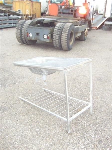 Vaskbord rustfri - storkøkken L118 H91 D62