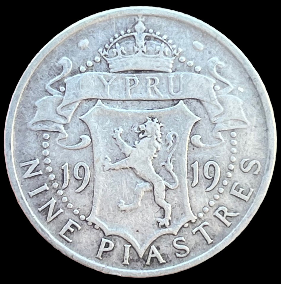 Andet land, mønter, 9 Piastres