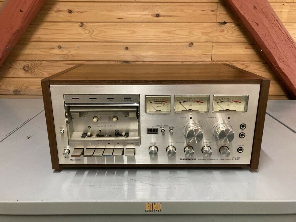 Pioneer CT-F700 – Org. vintage High End kassett...