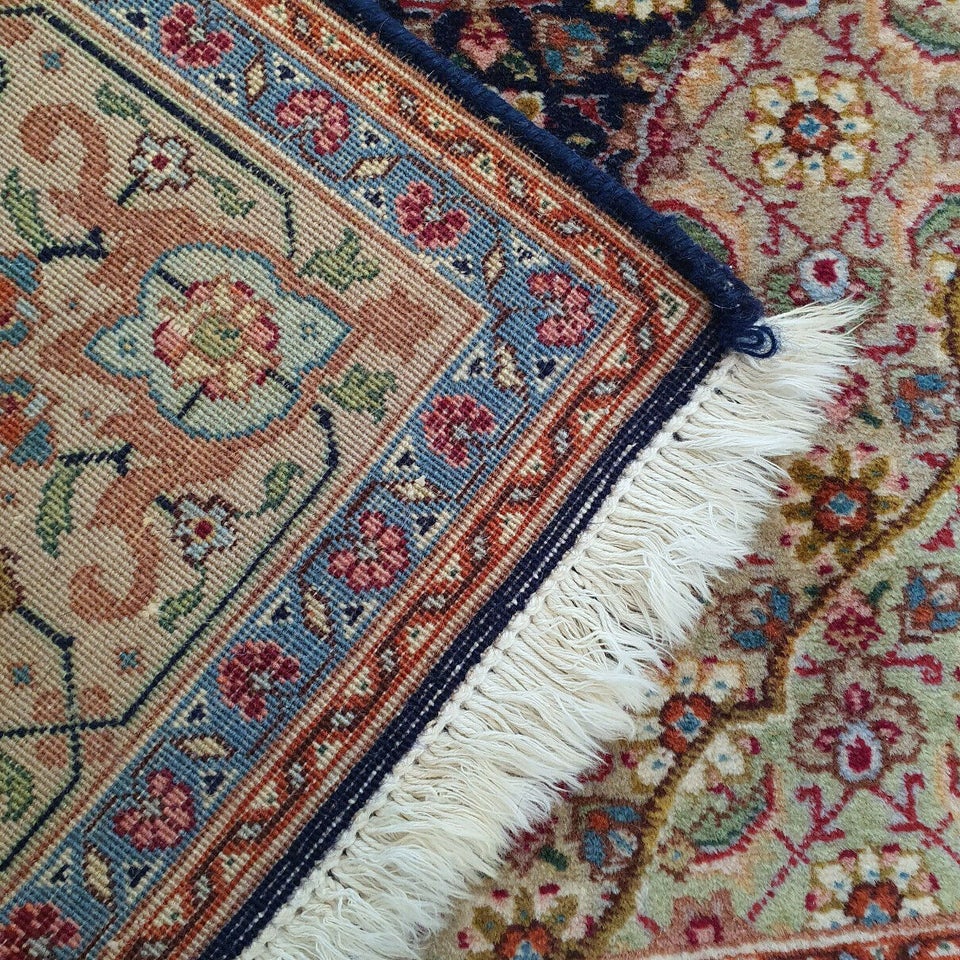 Ægte Håndknyttet Persisk Tabriz tæppe 