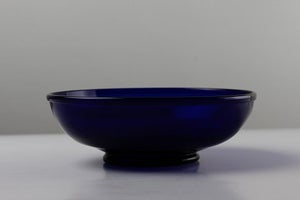 Holmegaard

Mælkefad af blåt glas