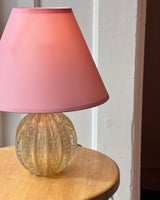 Vintage golden Murano table lamp (with shade)