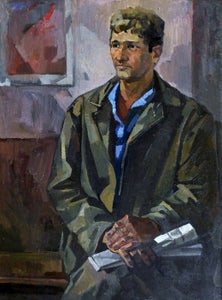 Logvinyuk  Aleksandr  Semenovich (1936-2004) - Ritratto di un operaio