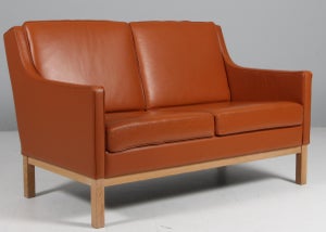 Mogens Koch to personers sofa, model MK46